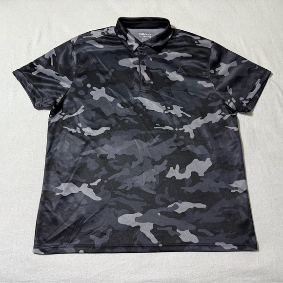 Reebok Other - Reebok Mens 2XL Black Camo Short Sleeve Golf Polo Shirt